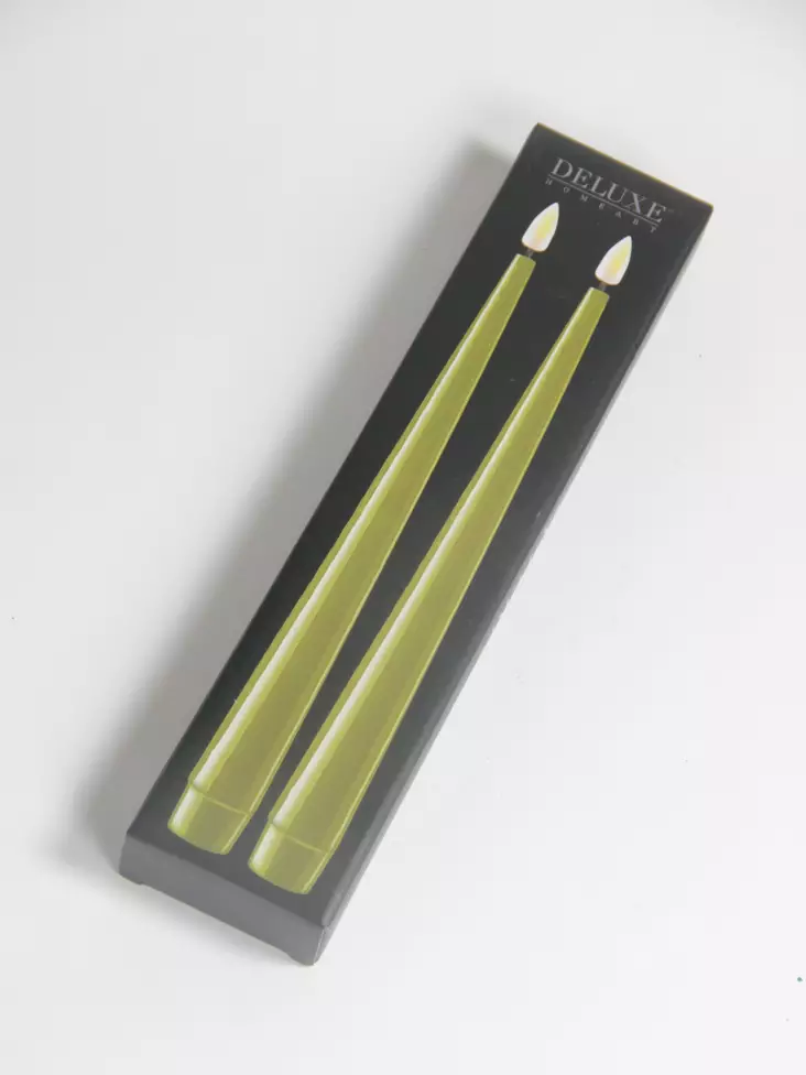 Led kynttilä Deluxe 2,2x28 cm, 2 kpl/pkt - Kynttilät - 5744001241172 - 1