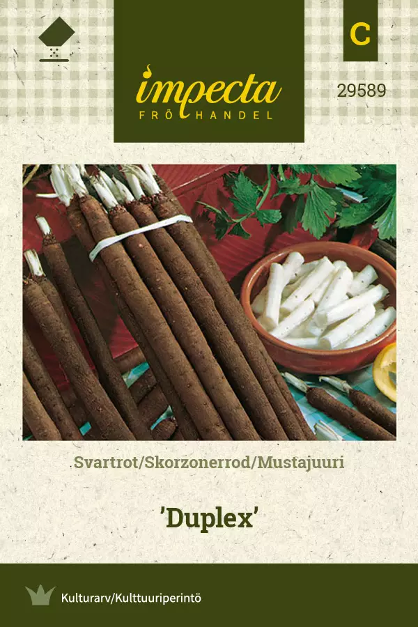 Mustajuuri Duplex - Vihannesten ja yrttien siemenet - 7332756295892 - 0