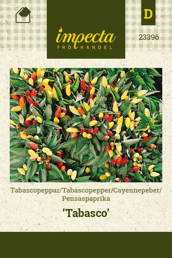 Pensaspaprika Tabasco - Vihannesten ja yrttien siemenet - 7332756233962 - 0