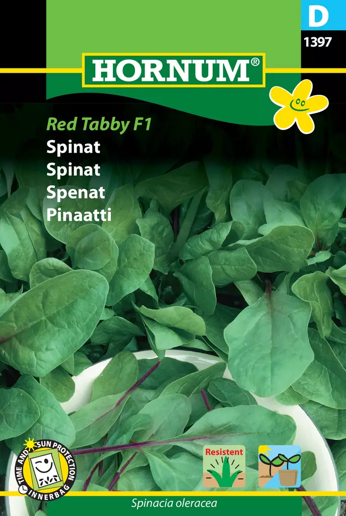 Pinaatti Red Kitten F1 - Vihannesten ja yrttien siemenet - 5708787013972 - 0