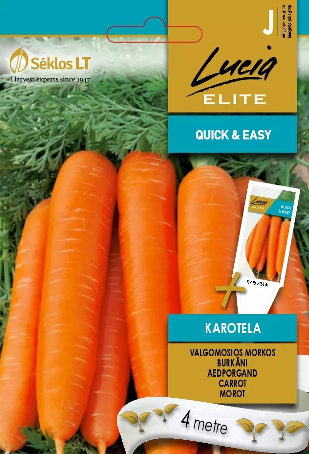PORKKANA ELITE KAROTELA - Vihannesten ja yrttien siemenet - 4770168124202 - 0