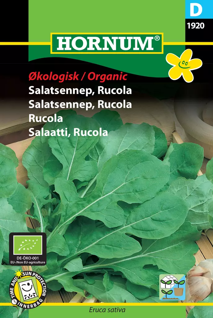Salaatti, Rucola Luomu - Vihannesten ja yrttien siemenet - 5708787019202 - 0