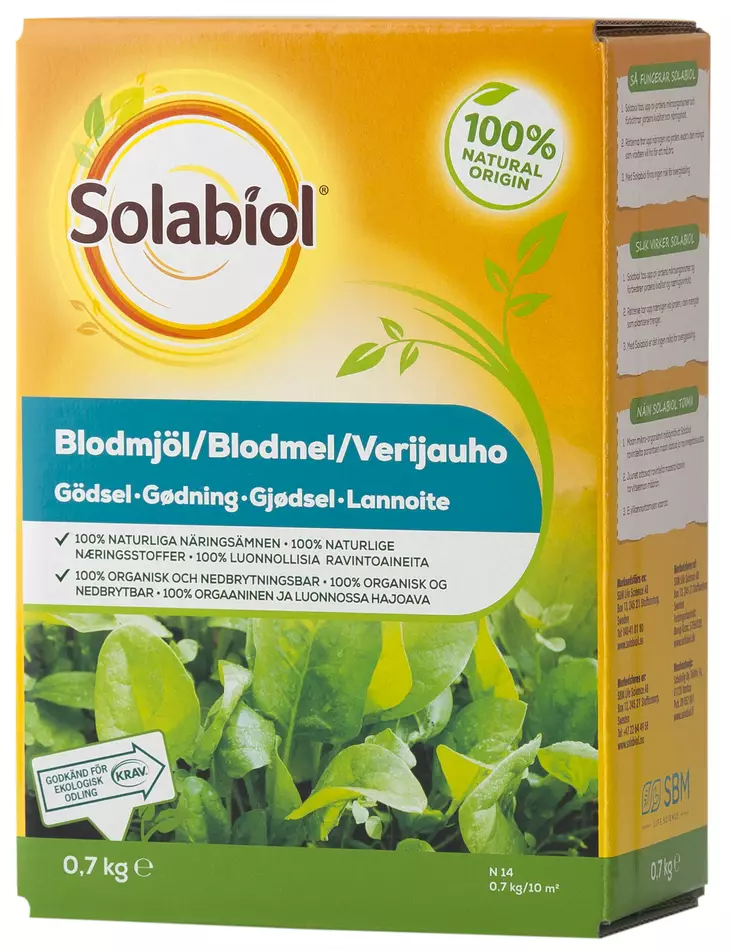 Solabiol Verijauho 700g - Puutarhalannoitteet ja kalkit - 3664715012252 - 1