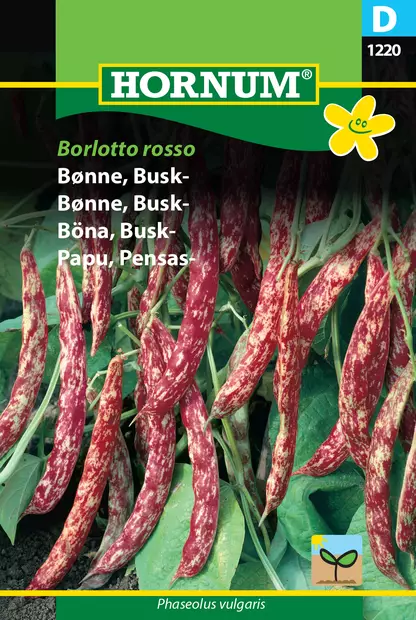 Papu, Pensas- Borlotto Rosso - Vihannesten ja yrttien siemenet - 5708787012203 - 0