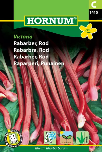 Raparperi, Punainen Victoria - Vihannesten ja yrttien siemenet - 5708787014153 - 0