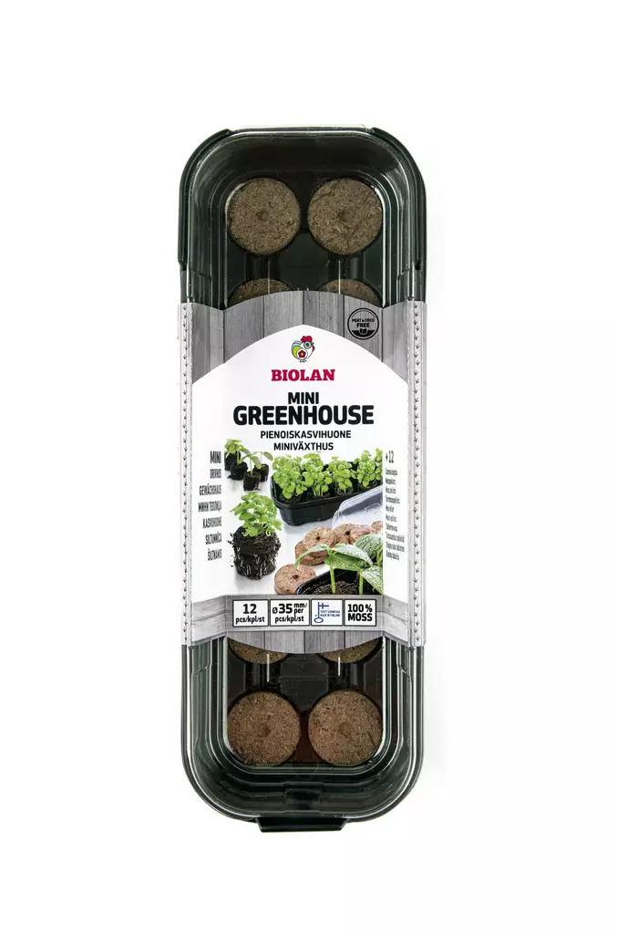 Biolan Pienoiskasvihuone TP12 - Muut puutarhatarvikkeet - 6411961055123 - 1