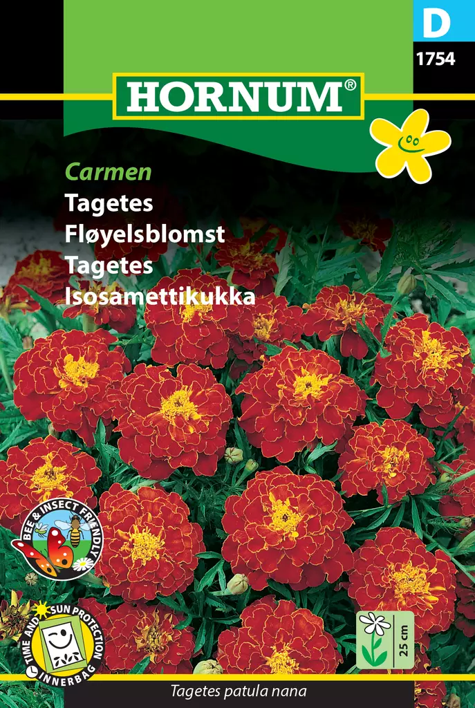 Isosamettikukka Carmen - Kukkien ja koristeheinien siemenet - 5708787017543 - 0