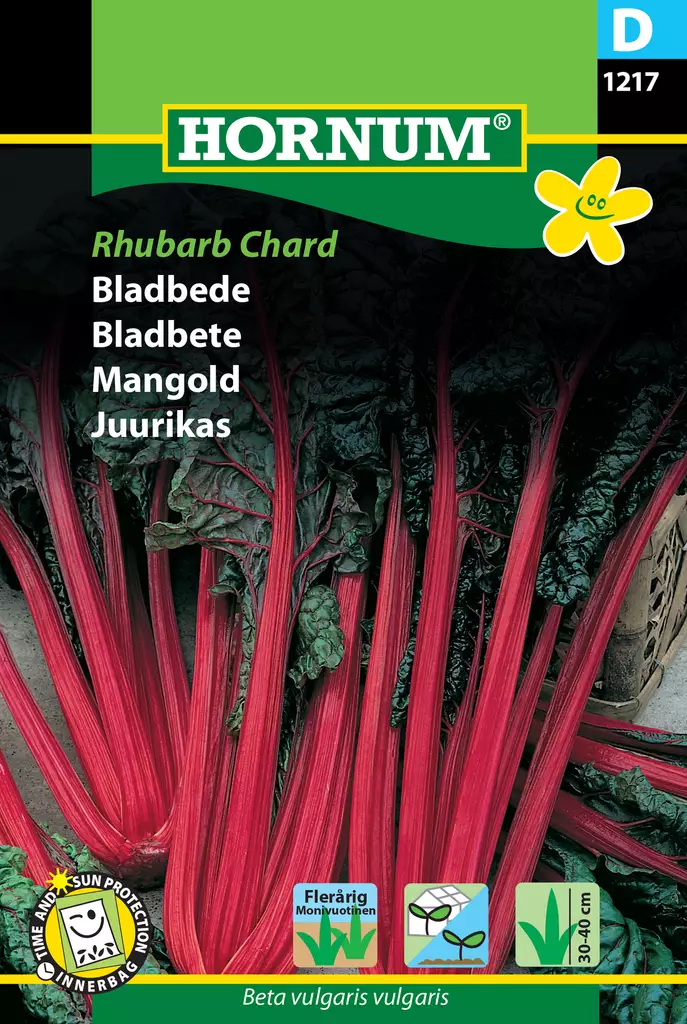 Juurikas (Mangoldi) Rhubarb Chard - Vihannesten ja yrttien siemenet - 5708787012173 - 0