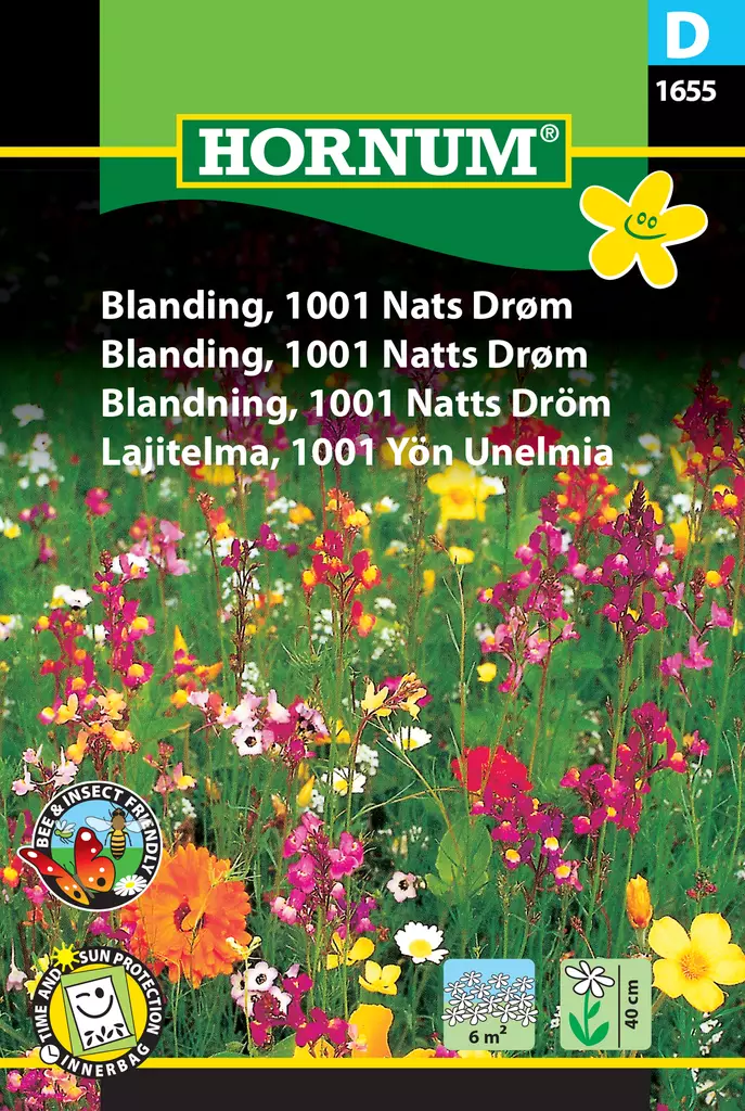 Lajitelma, 1001 Yön Unelmia - Kukkien ja koristeheinien siemenet - 5708787016553 - 0