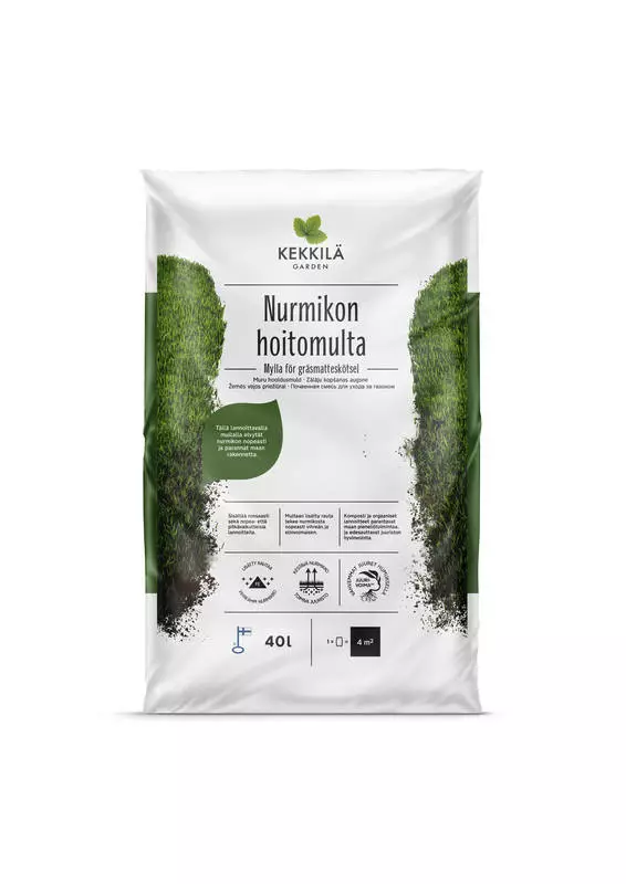 Kekkilä Nurmikon hoitomulta 40 l - Puutarha- ja kukkamullat - 6433000200783 - 1
