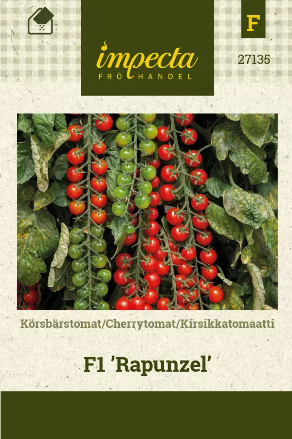 Kirsikkatomaati Rapunzel F1 - Vihannesten ja yrttien siemenet - 7332756271353 - 1