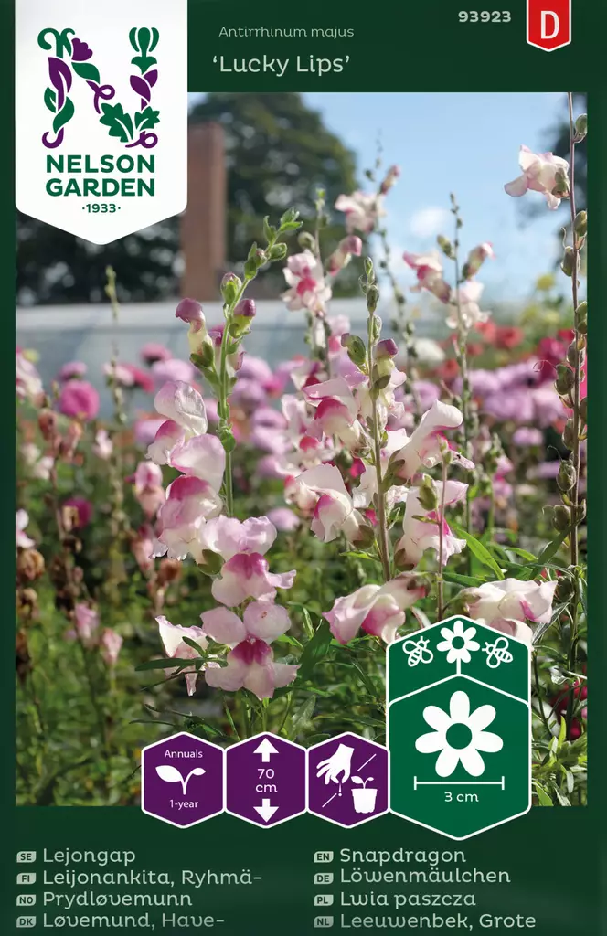 Leijonankita, Lucky Lips - Kukkien ja koristeheinien siemenet - 7312600939233 - 1