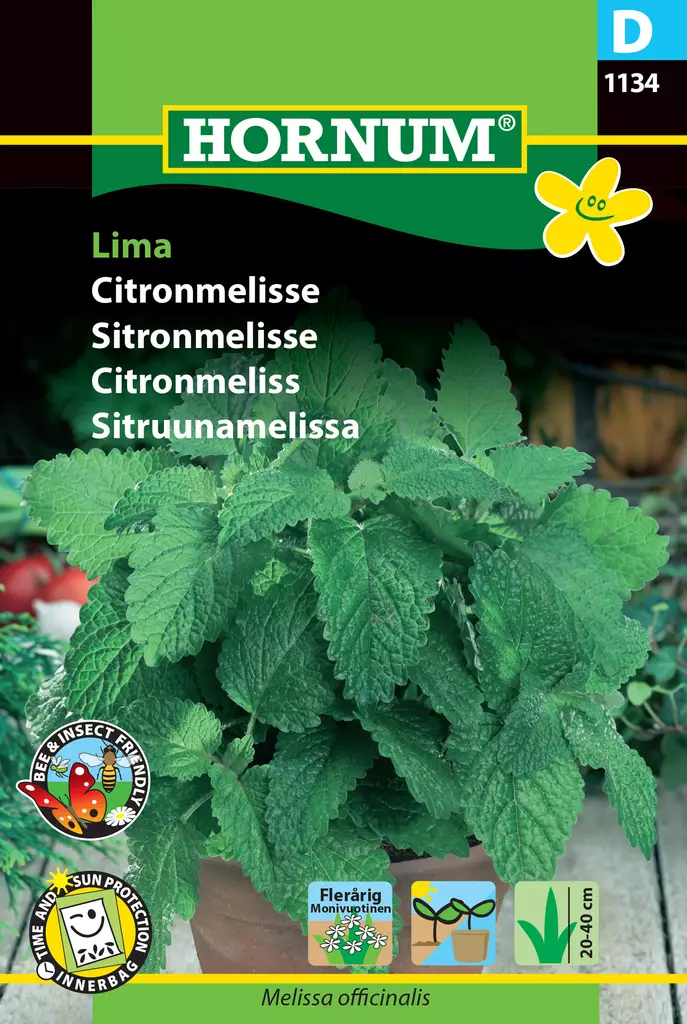 Sitruunamelissa Lima - Vihannesten ja yrttien siemenet - 5708787011343 - 0