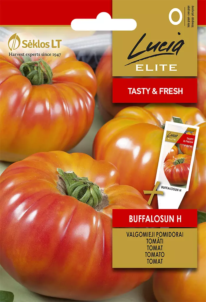 TOMAATTI ELITE BUFFALOSUN H - Vihannesten ja yrttien siemenet - 4770168913783 - 0