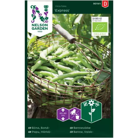 Papu, Härkä-, Express, Organic - Vihannesten ja yrttien siemenet - 7312600901414 - 1