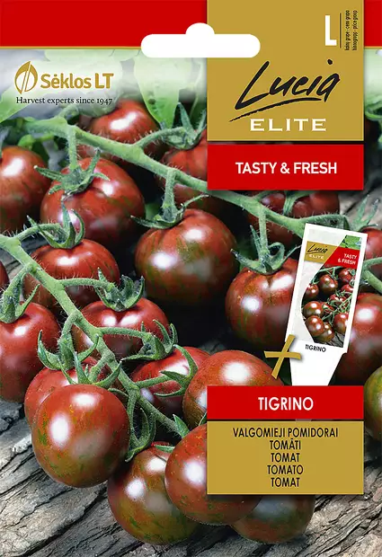 TOMAATTI ELITE TIGRINO - Vihannesten ja yrttien siemenet - 4770168134324 - 0