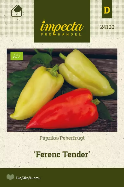 Paprika Ferenc Tender - Vihannesten ja yrttien siemenet - 7332756241004 - 0