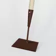 Käytävähara 15 cm, varsi 135 cm - Puutarhatarvikkeet - 7317087195394 - 1