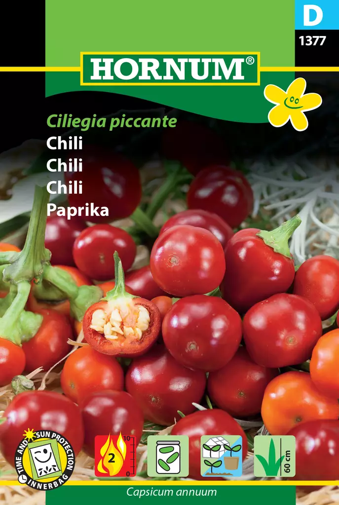 Chili Ciliegia piccante - Vihannesten ja yrttien siemenet - 5708787013774 - 0