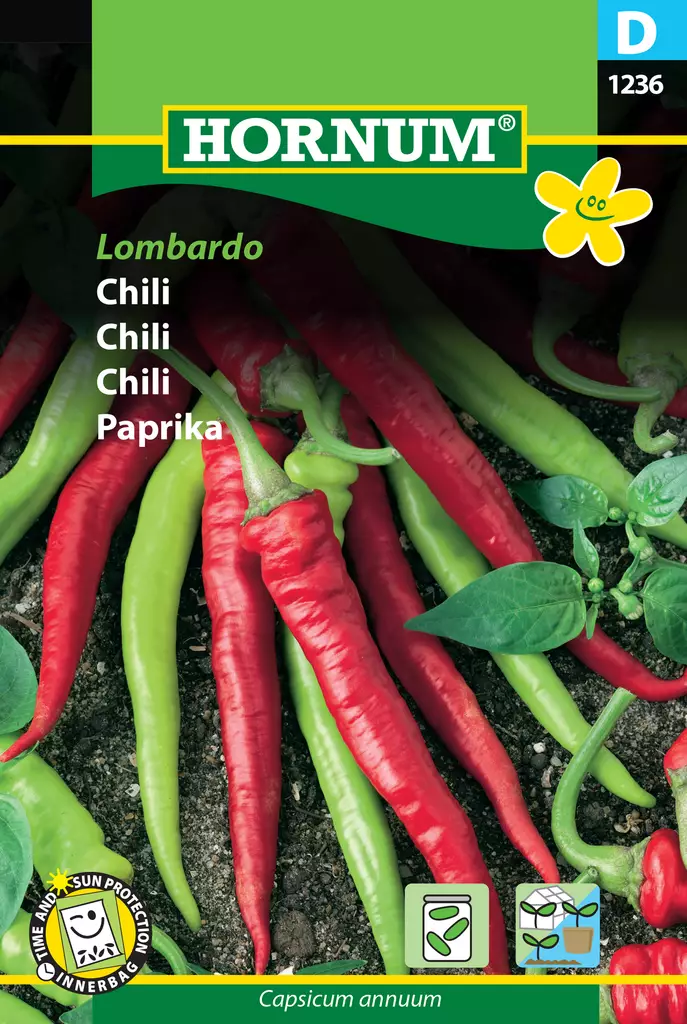Chili Lombardo - Vihannesten ja yrttien siemenet - 5708787012364 - 0