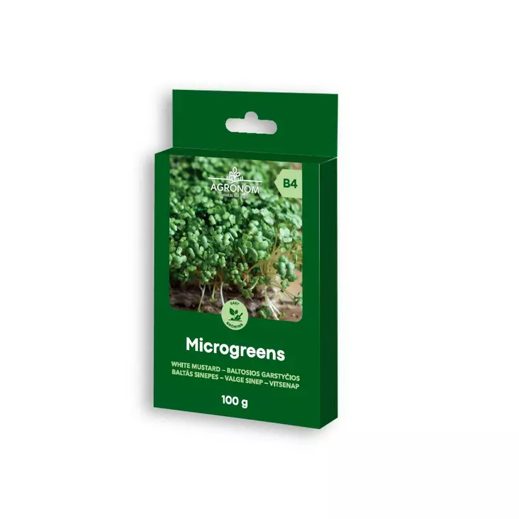 KELTASINAPPI Microgreens - Kukkien ja koristeheinien siemenet - 4770168921214 - 0
