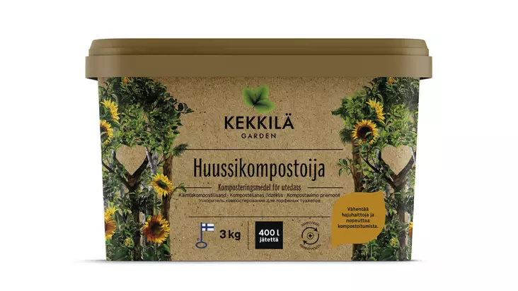Kekkilä Huussikompostoija 3 kg - Erikoismullat ja kompostointi - 6433000630504 - 2