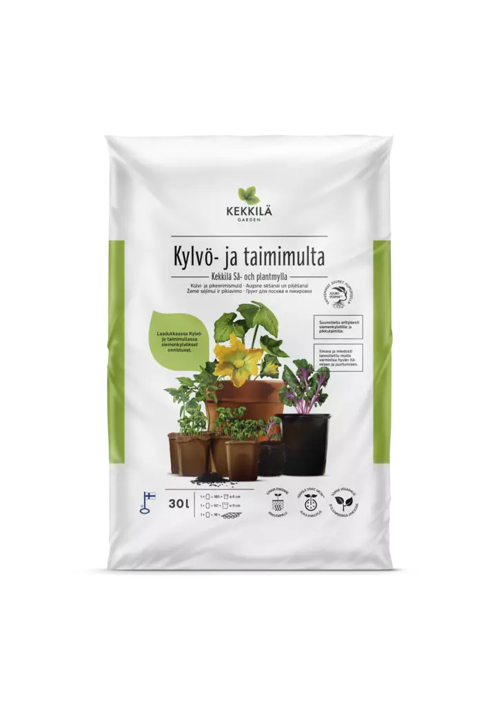 Kekkilä Kylvö- ja taimimulta 30 l - Erikoismullat ja kompostointi - 6433000346474 - 1