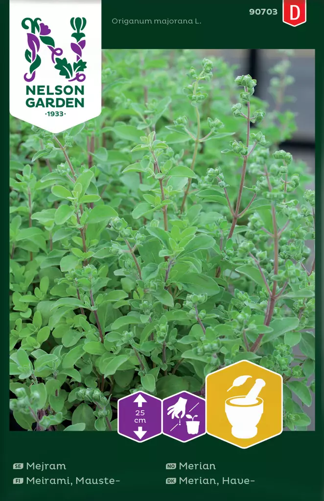 Meirami, Mauste- - Vihannesten ja yrttien siemenet - 7312600907034 - 0