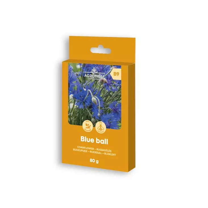 RUISKAUNOKKI Blue ball - Kukkien ja koristeheinien siemenet - 4770168921504 - 0
