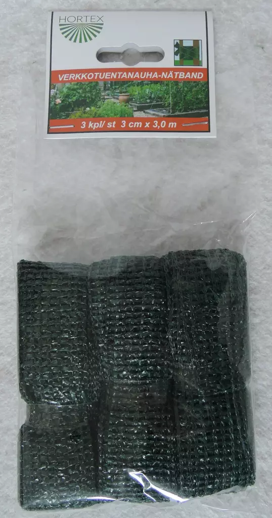 Verkkotuentanauha 3 cm x 3 m 3 kpl/pss - Kasvien kiinnitys ja tuenta - 6430040626474 - 1