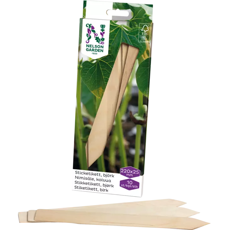 Nimikyltti puu 22 cm 10 kpl/pkt - Muut puutarhatarvikkeet - 7312600059924 - 1