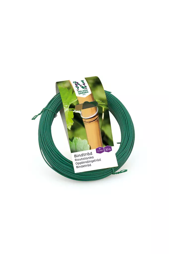 Rautalanka 30 m, muovitettu, ø1,4 mm - Kasvien kiinnitys ja tuenta - 7312600060364 - 1