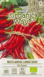 CHILI OG WESTLANDSE LANGE RODE - Vihannesten ja yrttien siemenet - 4770168913585 - 0