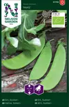 Herne, Sokeri-, Norli, Organic - Vihannesten ja yrttien siemenet - 7312600917965 - 1