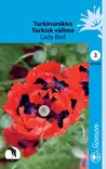 Turkinunikko Lady Bird - Kukkien ja koristeheinien siemenet - 6415152113005 - 1