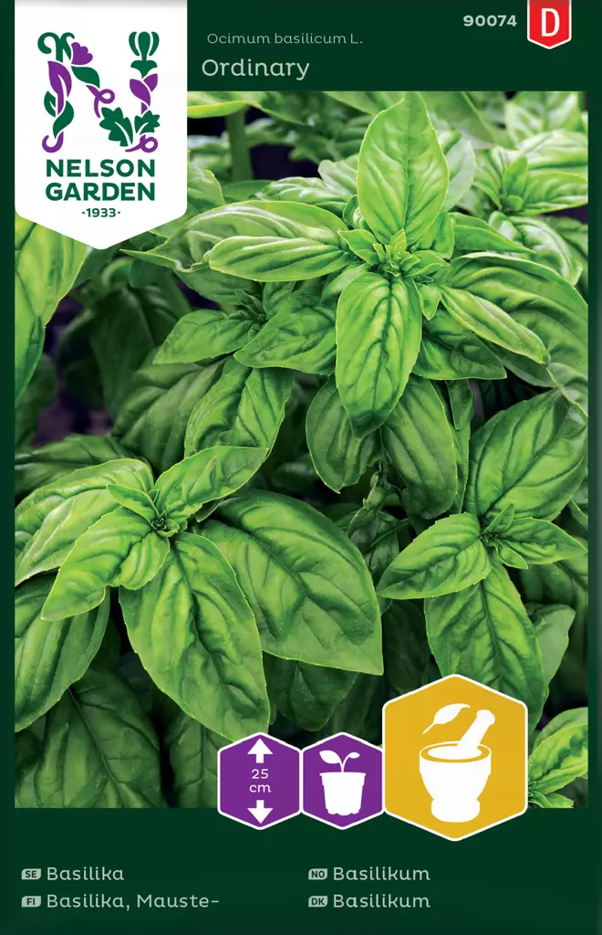 Basilika, Mauste- - Vihannesten ja yrttien siemenet - 7312600900745 - 0