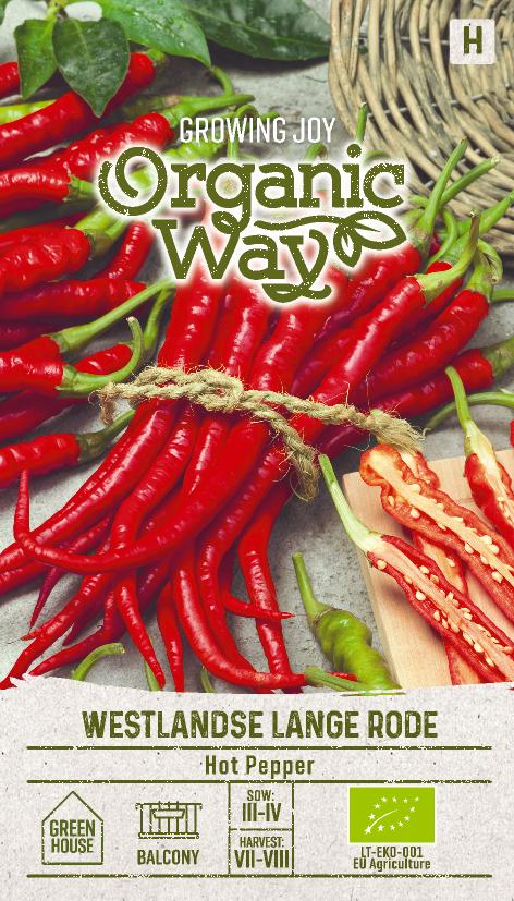 CHILI OG WESTLANDSE LANGE RODE - Vihannesten ja yrttien siemenet - 4770168913585 - 0