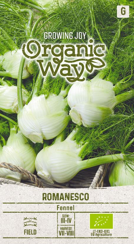 FENKOLI OG ROMANESCO - Vihannesten ja yrttien siemenet - 4770168151505 - 0