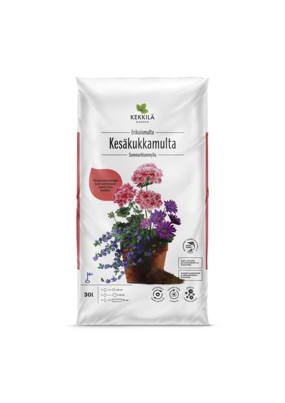 Kekkilä Kesäkukkamulta 30 l - Puutarha- ja kukkamullat - 6433000100595 - 1