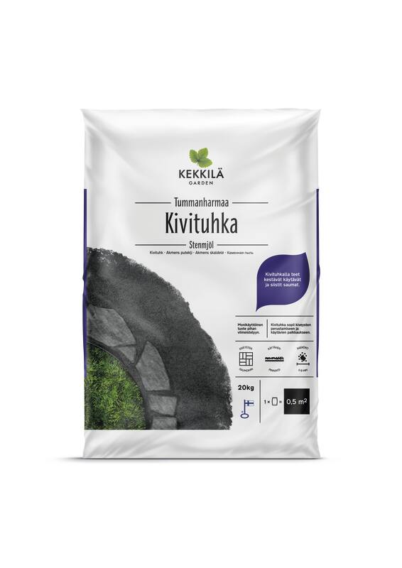 Kekkilä Kivituhka tummanharmaa 20 kg -  - 6433000100755 - 1