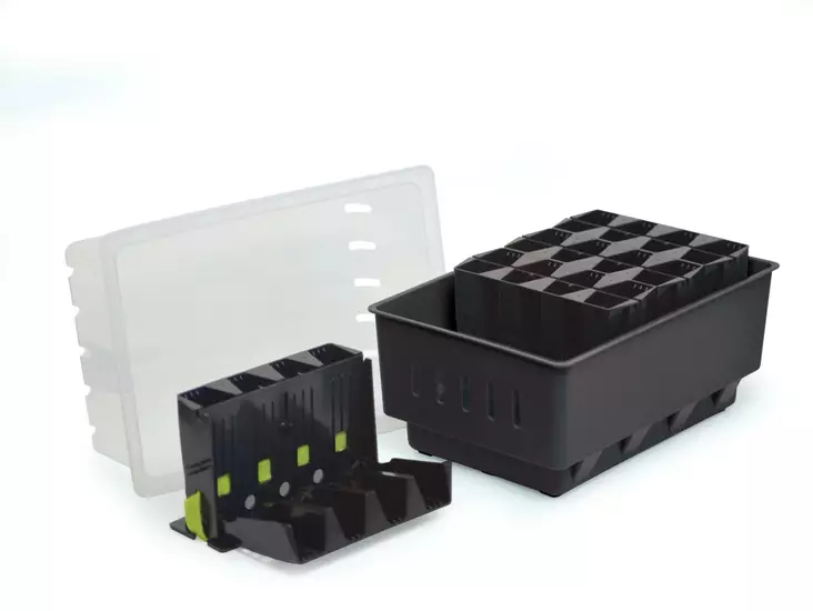 Pienoiskasvihuone Rootmaster musta - Taimien kasvatusruukut - 7312600056855 - 1