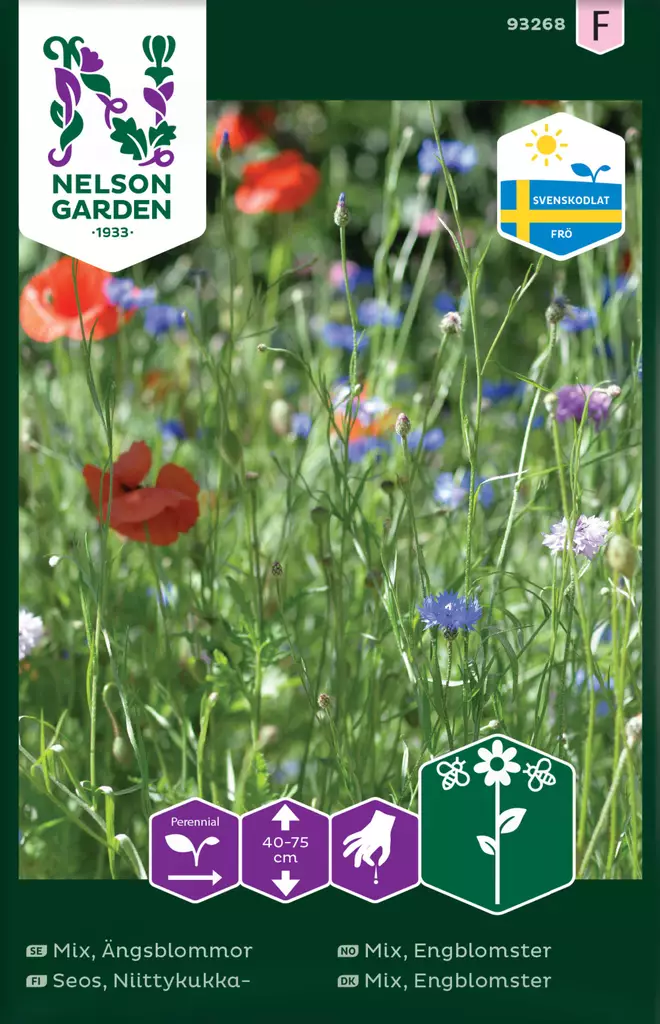 Seos, Niittykukka-, Alkup. SE - Kukkien ja koristeheinien siemenet - 7312600932685 - 0