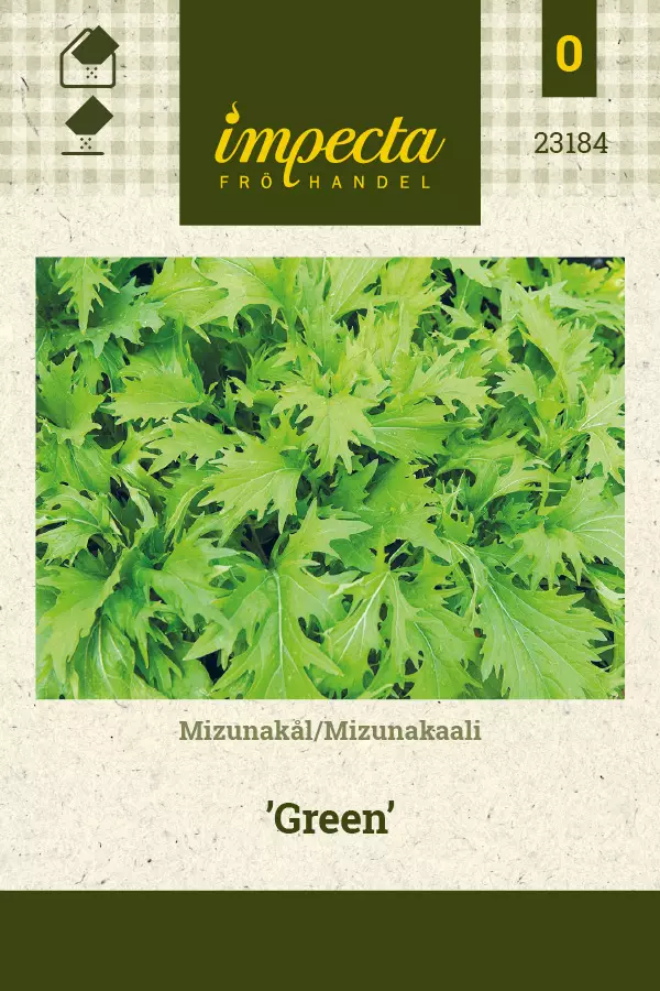 Mizunakaali Green - Vihannesten ja yrttien siemenet - 7332756231845 - 1