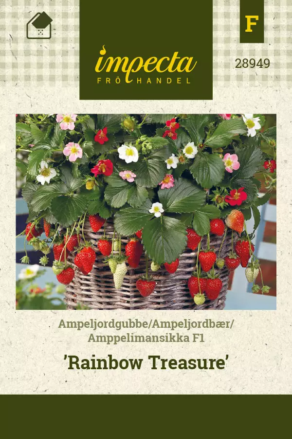 Amppelimansikka F1 Rainbow Treasure - Vihannesten ja yrttien siemenet - 7332756289495 - 0