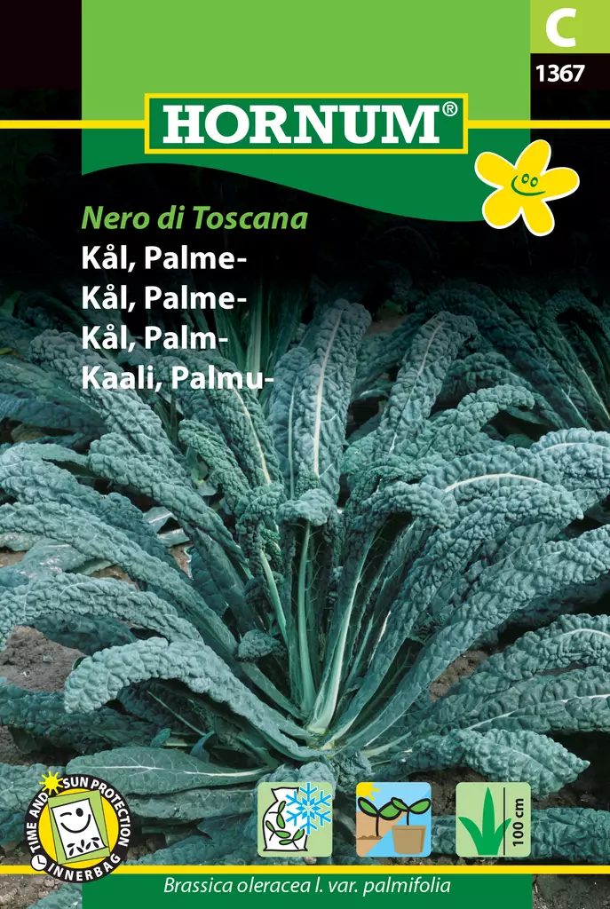 Kaali, Palmu- Nero di Toscana - Vihannesten ja yrttien siemenet - 5708787013675 - 0