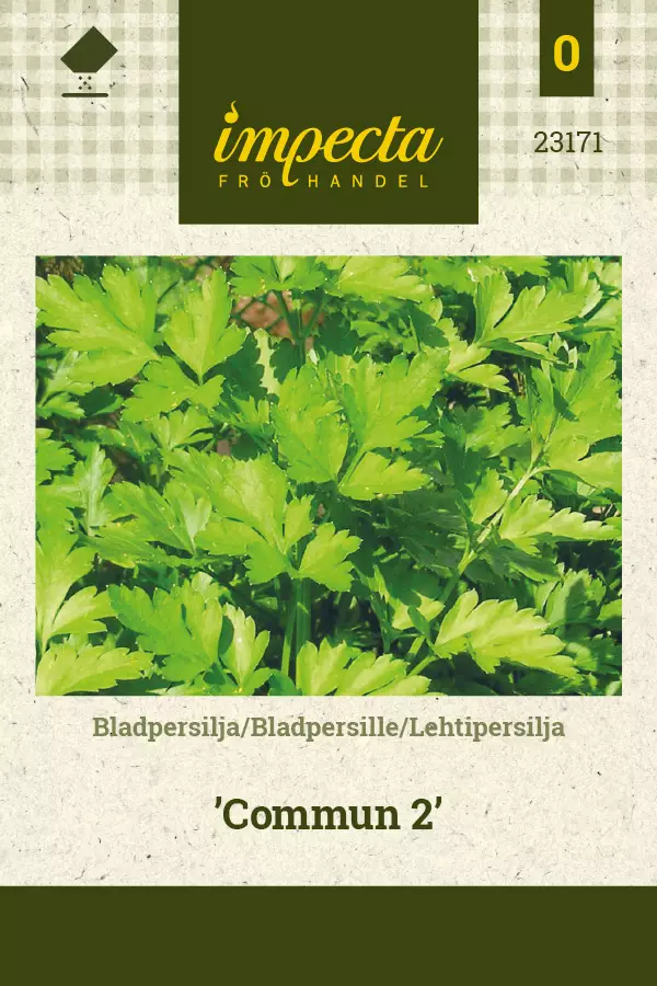 Lehtipersilja Commun 2 - Vihannesten ja yrttien siemenet - 7332756231715 - 1