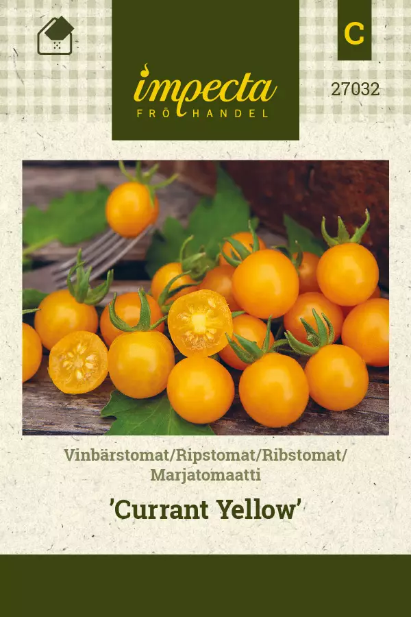 Marjatomaatti Currant Yellow - Vihannesten ja yrttien siemenet - 7332756270325 - 0
