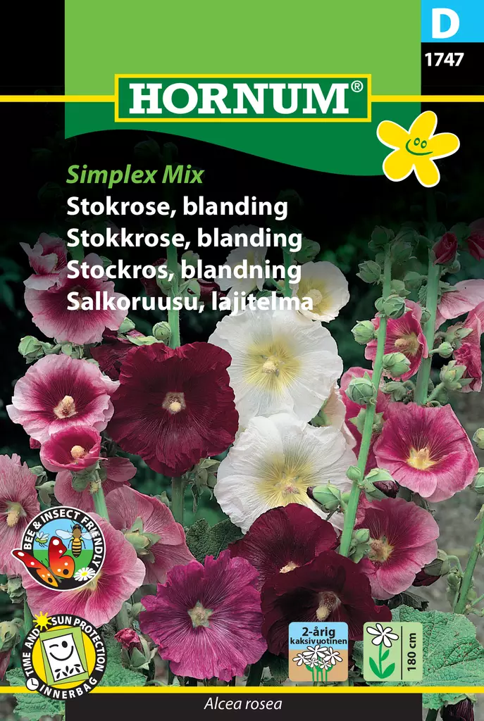 Salkoruusu, lajitelma Simplex Mix - Kukkien ja koristeheinien siemenet - 5708787017475 - 0