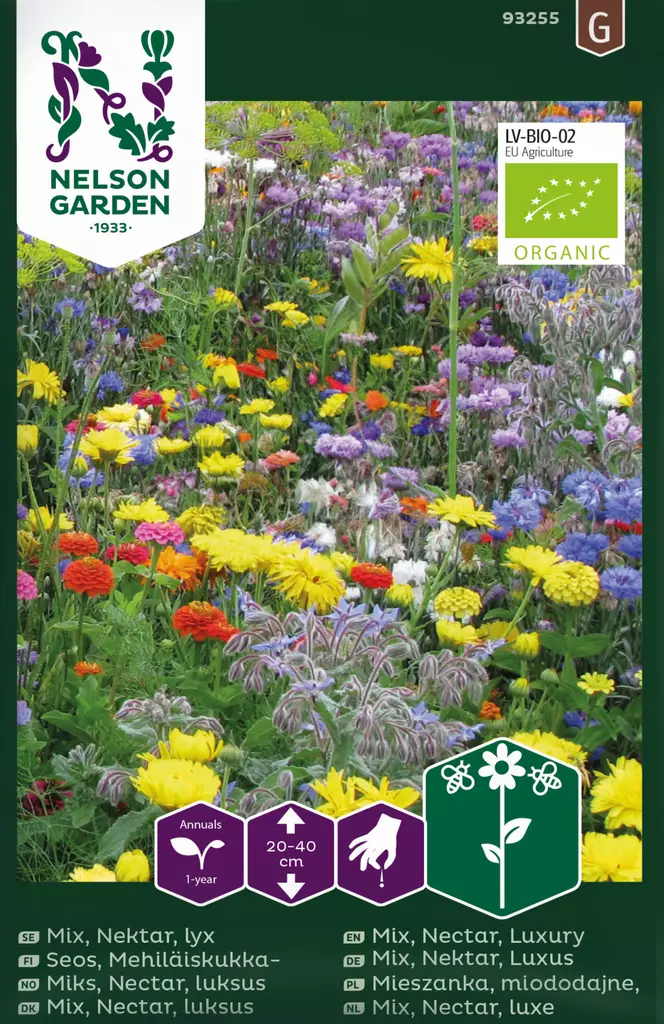 Seos, Mehiläikukkia, lyx - Kukkien ja koristeheinien siemenet - 7312600932555 - 1