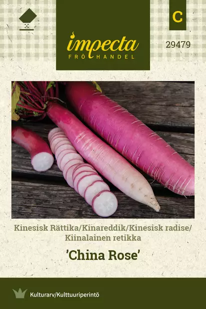 Kiinalainen retikka China Rose - Vihannesten ja yrttien siemenet - 7332756294796 - 0